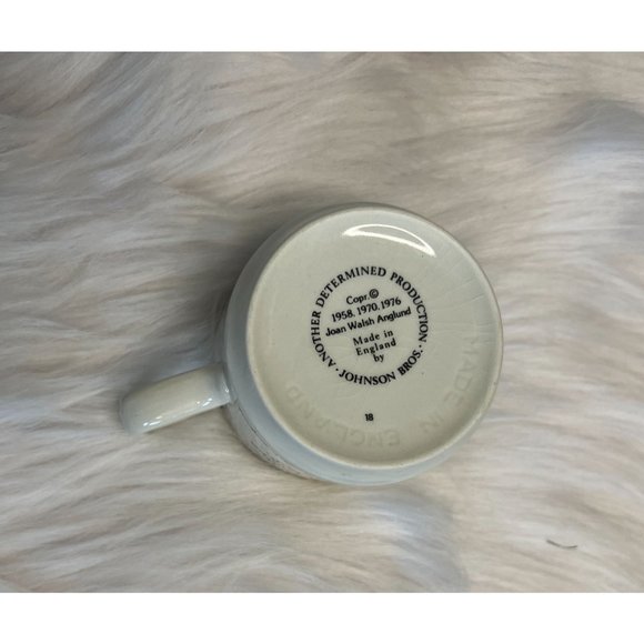 Vintage 1976 Joan Walsh Anglund A FRIEND Childs Bowl and Cup Set. Johnson Bros - Picture 9 of 9